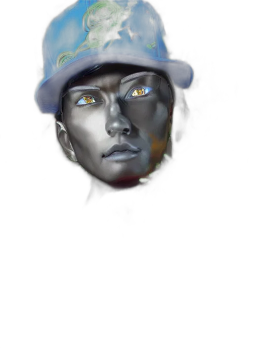 face, hat, mask, robot transparent PNG cut-out