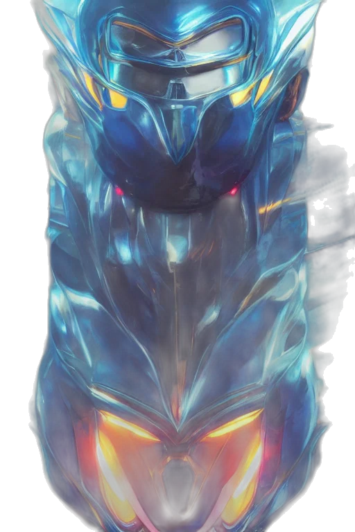 robot, mask, dragon, creature transparent PNG cut-out