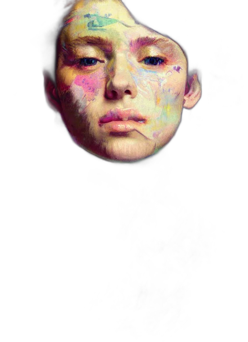 face, mask, hat, creature transparent PNG cut-out