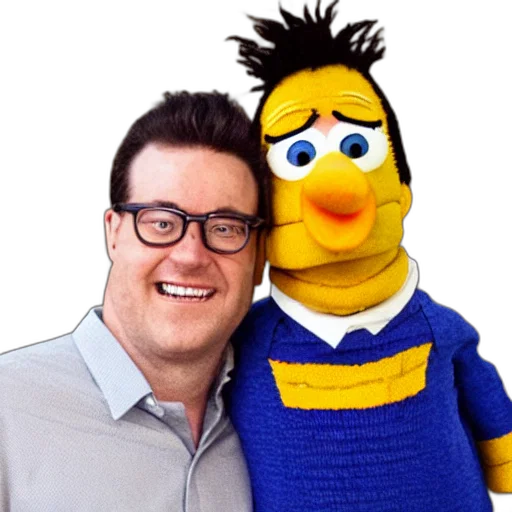 animal, cartoon, bert, ernie transparent PNG cut-out