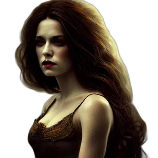 hair, comic book art, fantasy art, photorealistic transparent PNG cut-out
