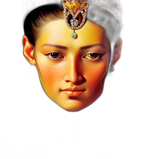 crown, face, mask, jewelry transparent PNG cut-out
