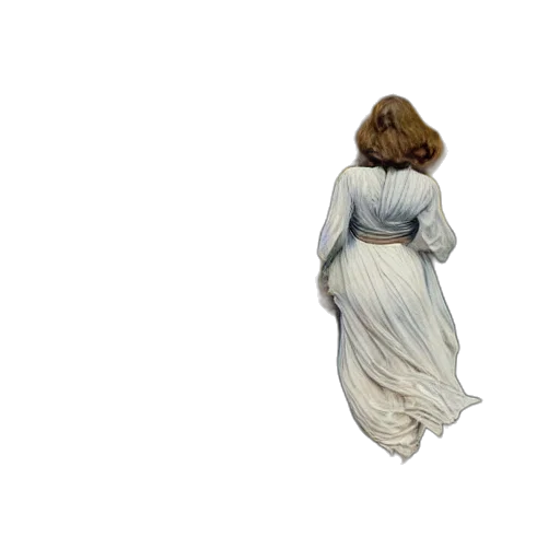 dress, staff, hair, mask transparent PNG cut-out