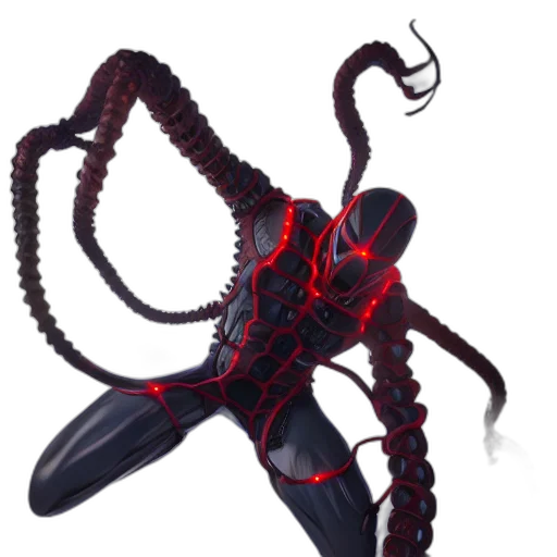 creature, hair, shoes, weapon transparent PNG cut-out