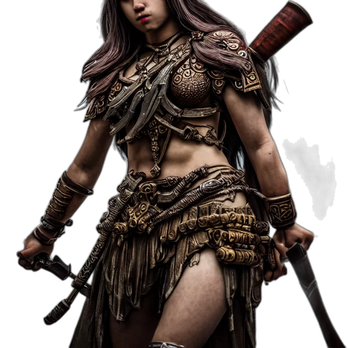sword, staff, weapon, fantasy art transparent PNG cut-out