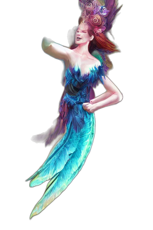 dress, creature, concept art, fantasy art transparent PNG cut-out