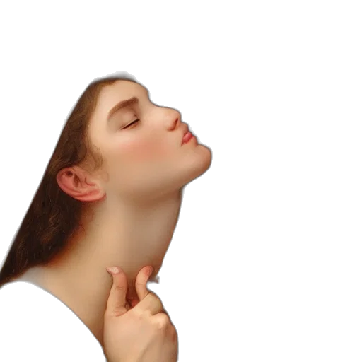 face, jewelry, mask, hair transparent PNG cut-out