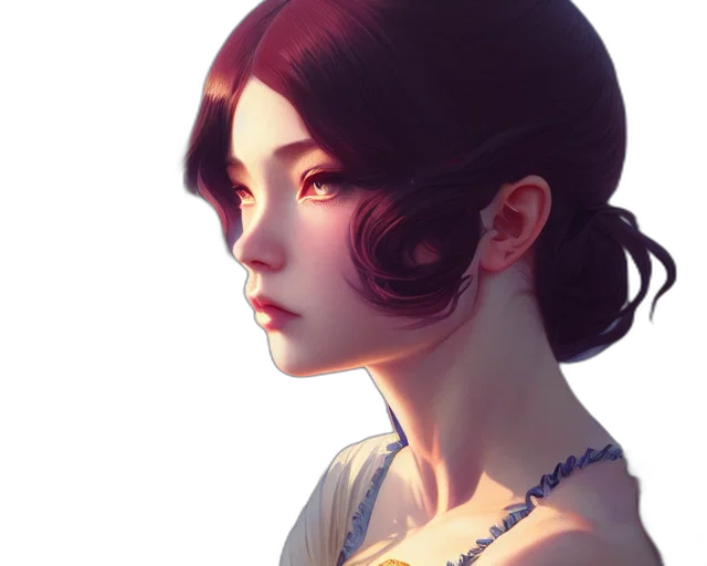 face, crown, dress, staff transparent PNG cut-out