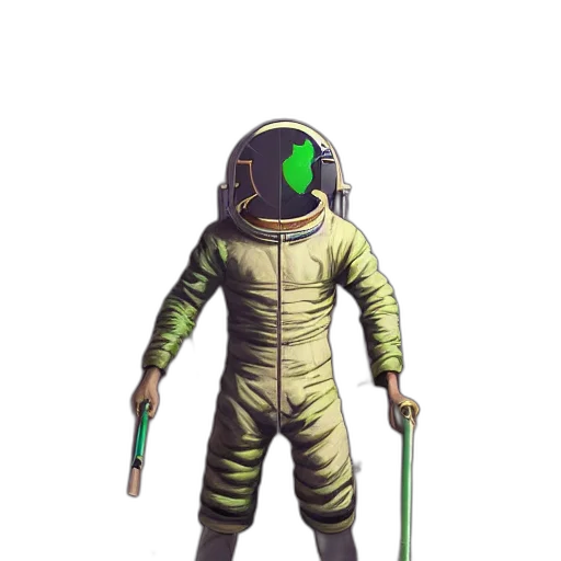 staff, jacket, robot, mask transparent PNG cut-out