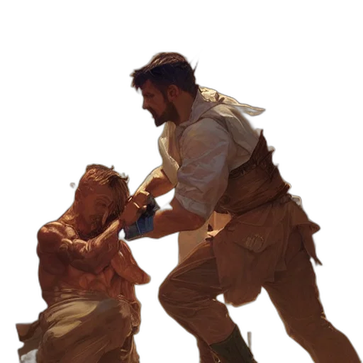 staff, weapon, concept art, oil painting transparent PNG cut-out
