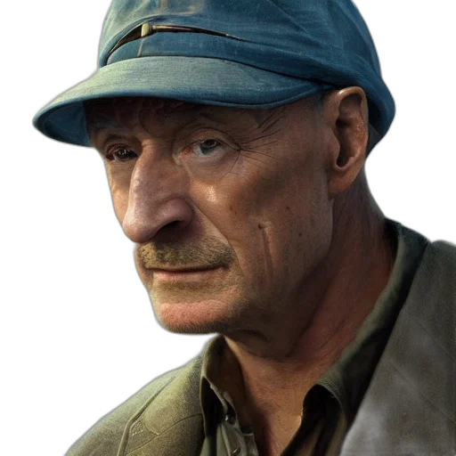 hat, face, staff, animal transparent PNG cut-out