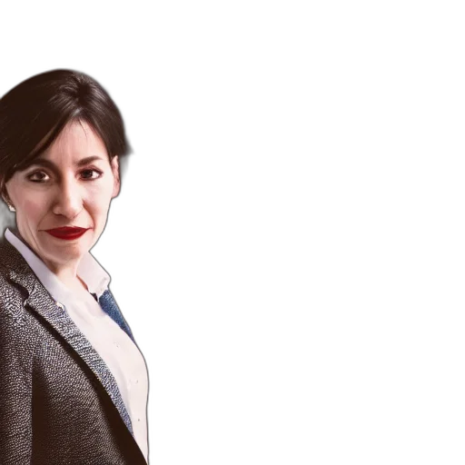 jacket, staff, face, photorealistic transparent PNG cut-out
