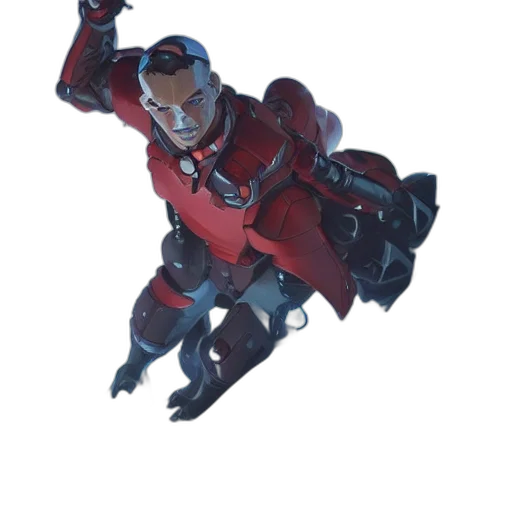 weapon, robot, jacket, creature transparent PNG cut-out