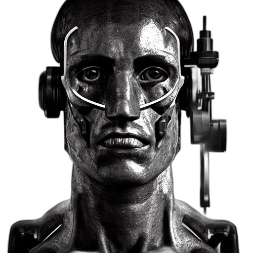 robot, mask, face, staff transparent PNG cut-out