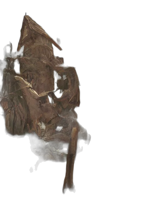 mask, staff, dress, weapon transparent PNG cut-out