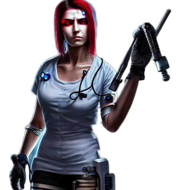 staff, weapon, concept art, cyberpunk transparent PNG cut-out