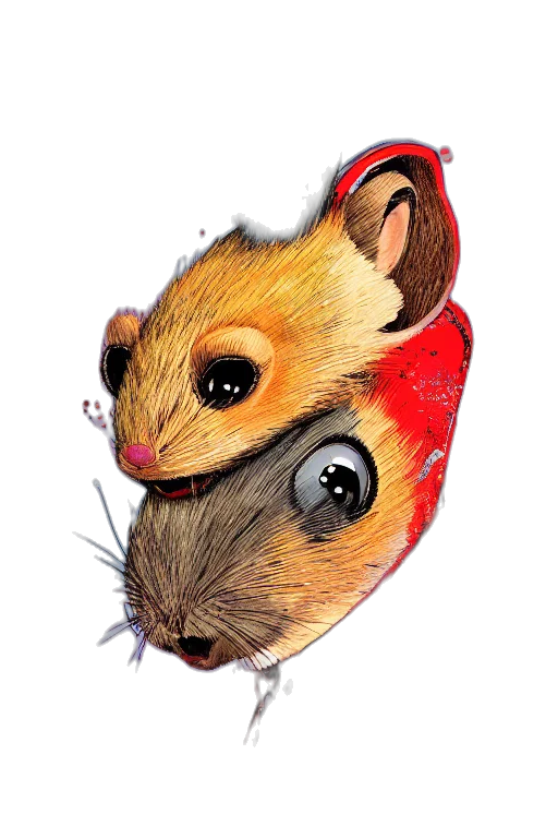 animal, mask, watercolor, concept art transparent PNG cut-out