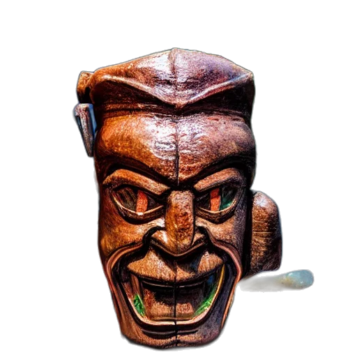mask, face, bottle, staff transparent PNG cut-out