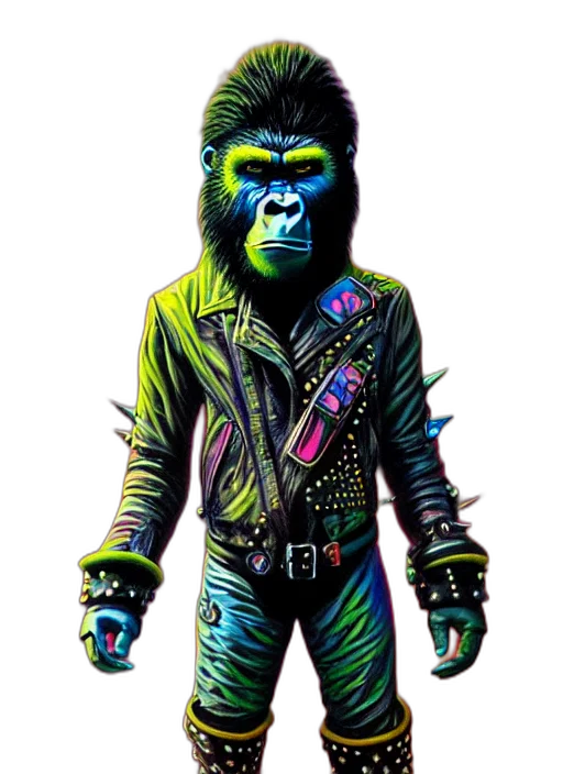 jacket, animal, creature, staff transparent PNG cut-out