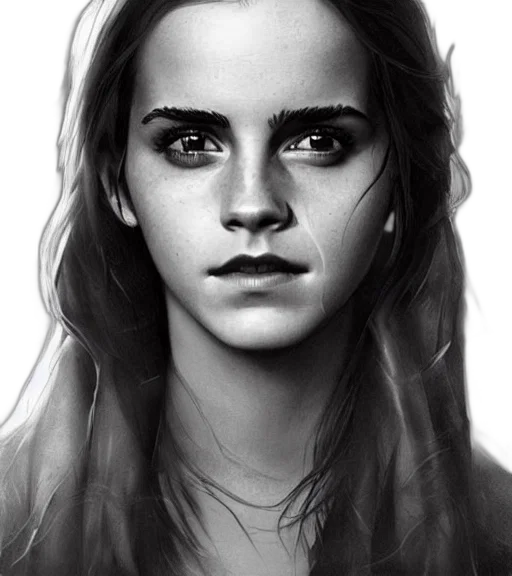 face, hair, photorealistic, concept art transparent PNG cut-out