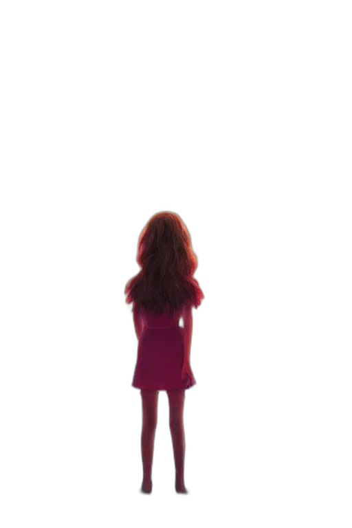 dress, hair, robot, creature transparent PNG cut-out