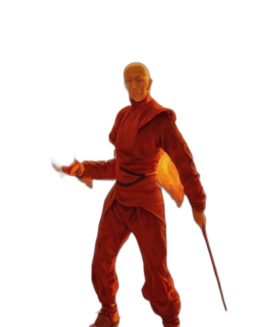 staff, weapon, jacket, robot transparent PNG cut-out