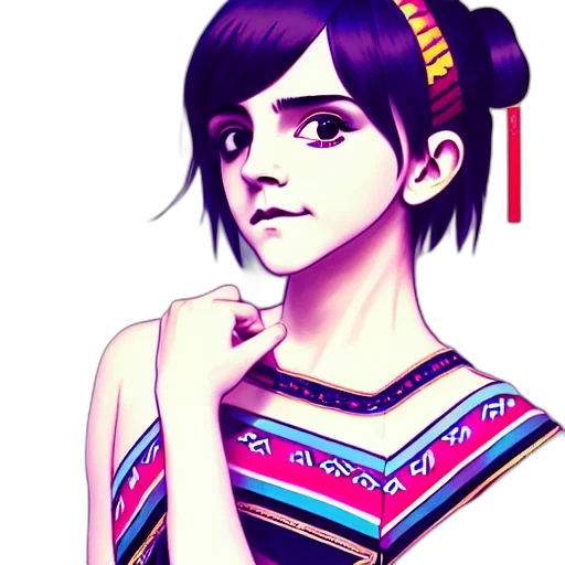 dress, face, staff, mask transparent PNG cut-out