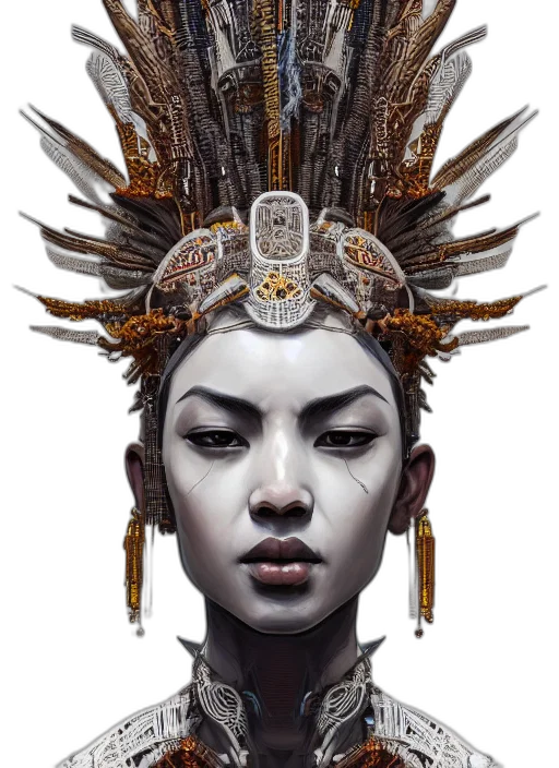 crown, jewelry, face, mask transparent PNG cut-out