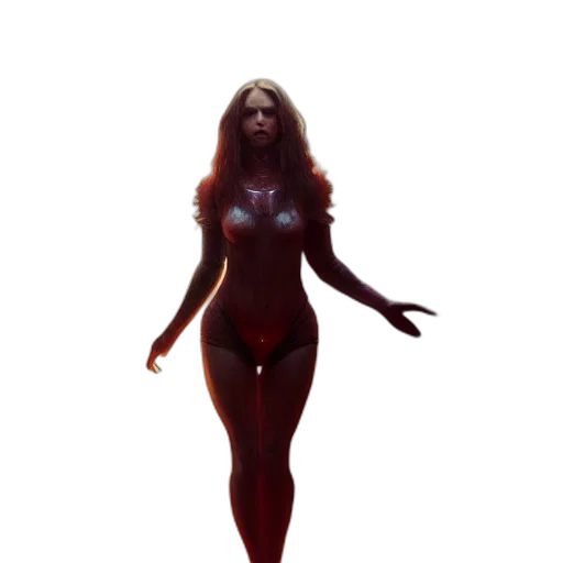 dress, staff, concept art, 3d render transparent PNG cut-out