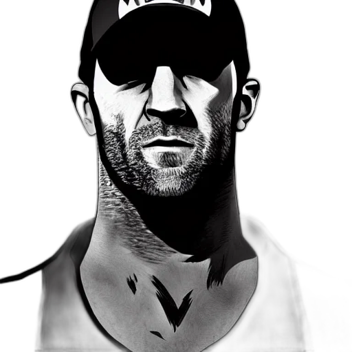 face, hat, photorealistic, cartoon transparent PNG cut-out