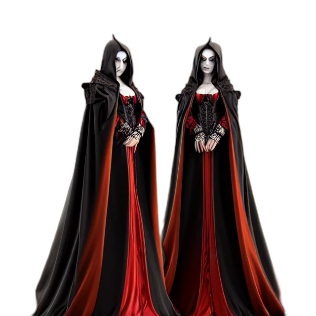 dress, concept art, fantasy art, 3d render transparent PNG cut-out
