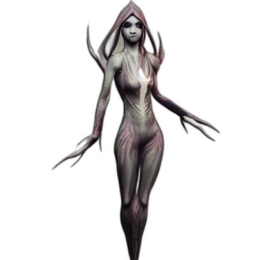 creature, dress, staff, concept art transparent PNG cut-out