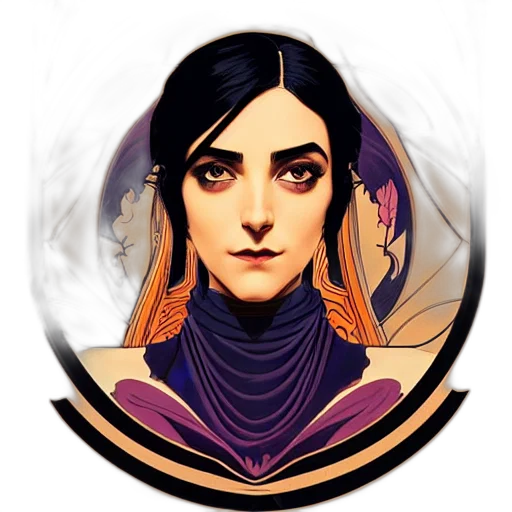 face, fantasy art, concept art, comic book art transparent PNG cut-out