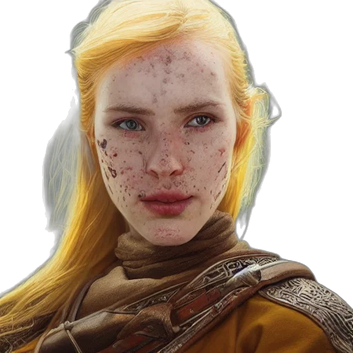 face, dragon, hair, mask transparent PNG cut-out