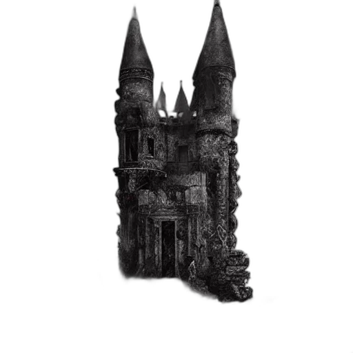 building, crown, staff, weapon transparent PNG cut-out