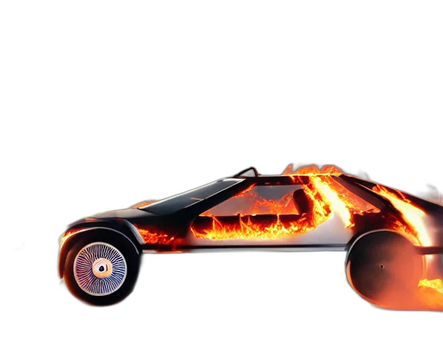 car, weapon, 3d render, concept art transparent PNG cut-out