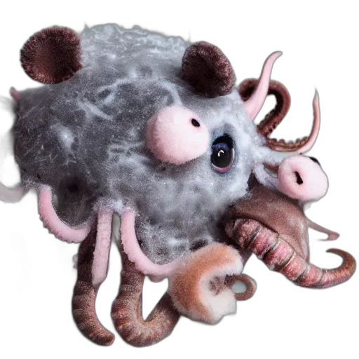creature, animal, mask, hair transparent PNG cut-out