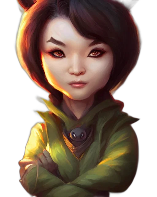 face, staff, mask, creature transparent PNG cut-out