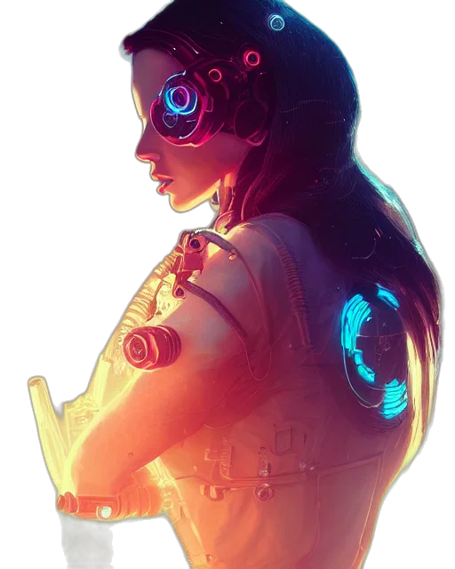 robot, weapon, dress, jacket transparent PNG cut-out