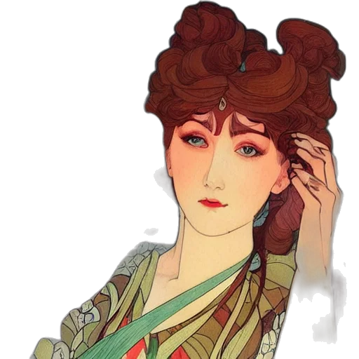 dress, face, jewelry, crown transparent PNG cut-out