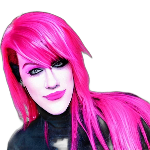 hair, face, creature, mask transparent PNG cut-out