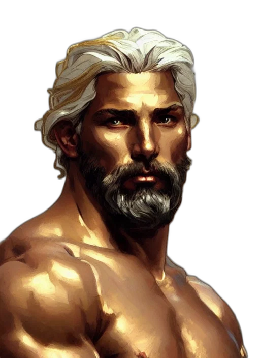 face, sword, fantasy art, comic book art transparent PNG cut-out
