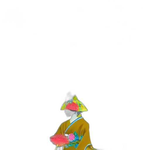 hat, staff, dress, crown transparent PNG cut-out