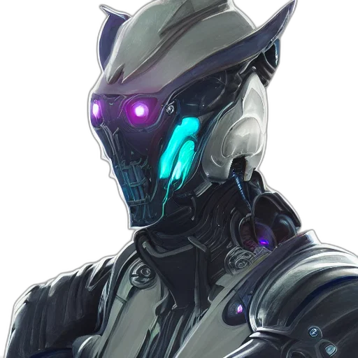 robot, mask, face, staff transparent PNG cut-out