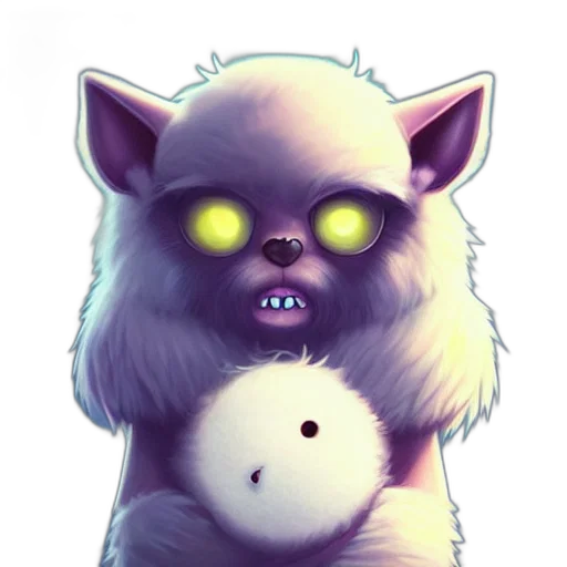 creature, animal, staff, face transparent PNG cut-out