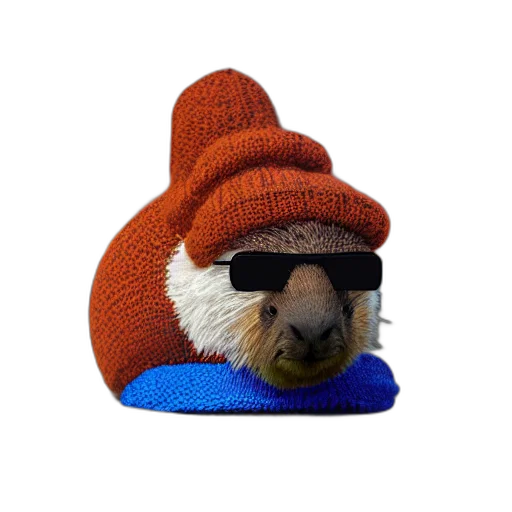 hat, animal, jacket, creature transparent PNG cut-out