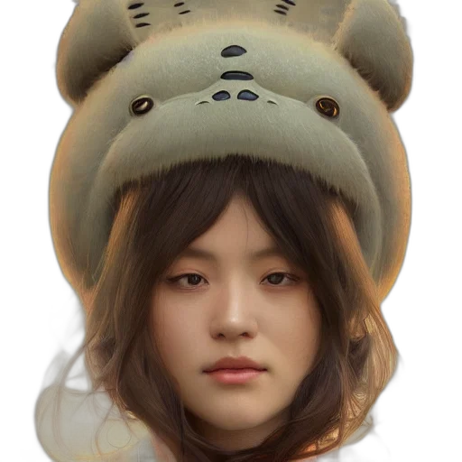 hat, face, mask, creature transparent PNG cut-out