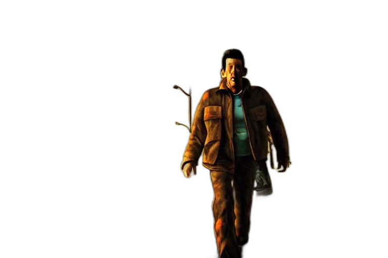 jacket, concept art, 3d render, comic book art transparent PNG cut-out
