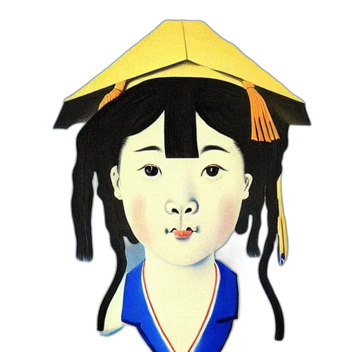 umbrella, face, staff, hat transparent PNG cut-out