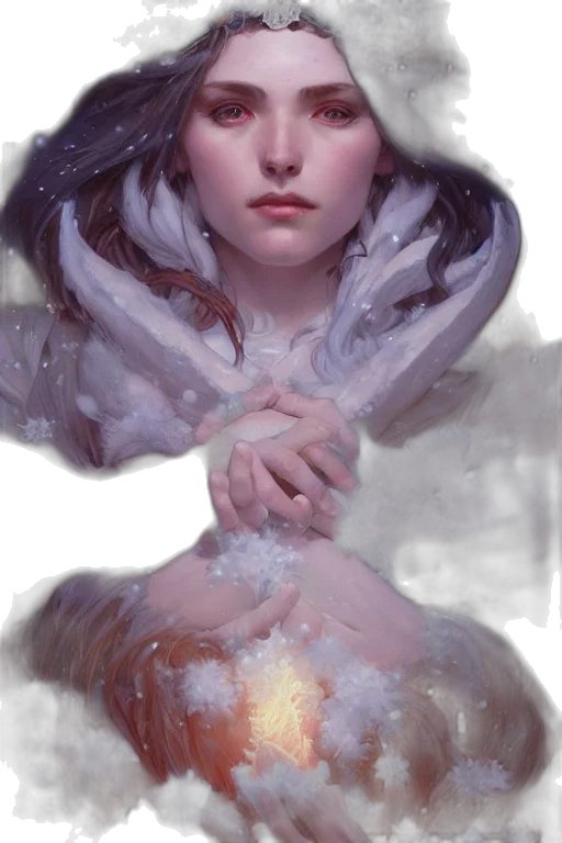dress, face, crown, fantasy art transparent PNG cut-out